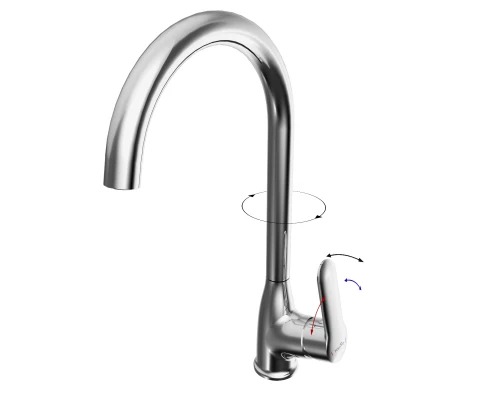 Смеситель для кухни TOKITO KANDA хром (TOK-KAN-1013)