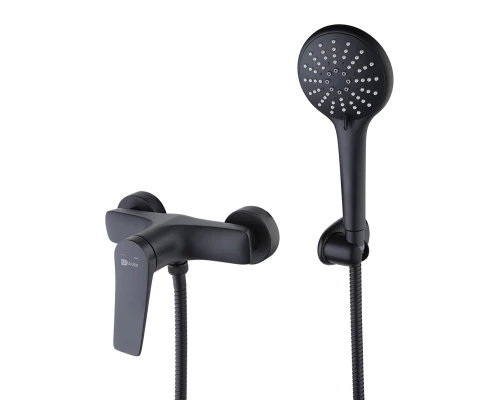 Bronx Смеситель для душа, без излива лейка, р/ОД, черный, LM, LM3703BL