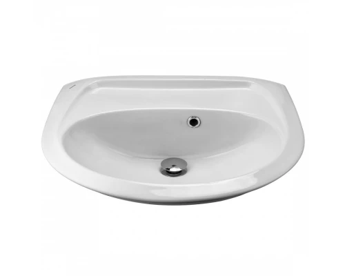 БРИЗ Умывальник б/отв. 50 см., хр.кольцо, крепление, САНТЕК