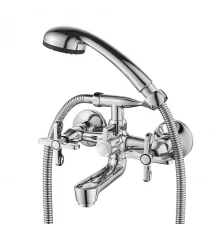 RS42 Смеситель для ванны, монолитный излив 153мм, р/ДВ, хром, ROS, RS42-83