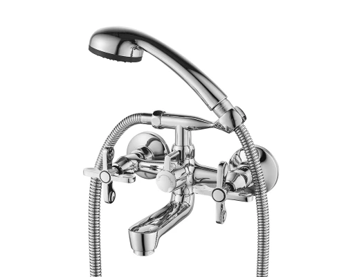 RS42 Смеситель для ванны, монолитный излив 153мм, р/ДВ, хром, ROS, RS42-83