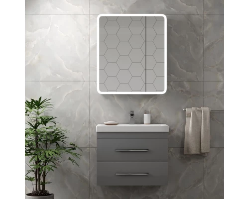 Зеркало-шкаф Emotion LED 700х800 с датчиком движения