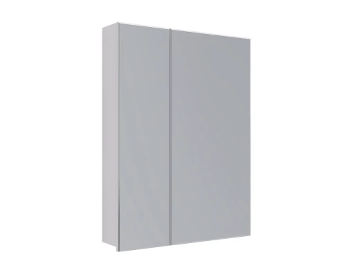 Шкаф зеркальный Lemark UNIVERSAL 60х80 см 2-х дверный, цвет корпуса: Белый глянец