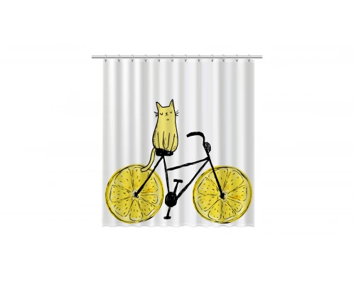 Штора для ванной Fixsen Cat FX-2515