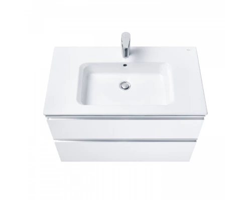 GAP Тумба под раковину GAP 80, белый глянец, 2 ящ., ROCA