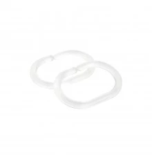 Кольца для шторки Fixsen, прозрачные, 12 шт, FX-1000C