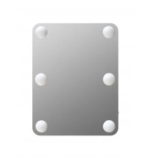 Зеркало гримерное настольное  (6 LED ламп) 330х430