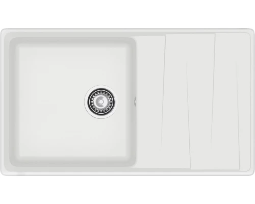 GRANFEST Мойка композит LEVEL, GF-LV-860L, чаш+кр 860*500, иней