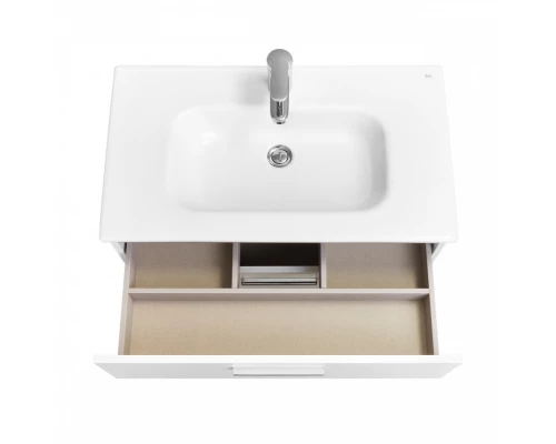 VICTORIA Тумба под раковину VICTORIA 80, 2 ящика, белый гл., ROCA