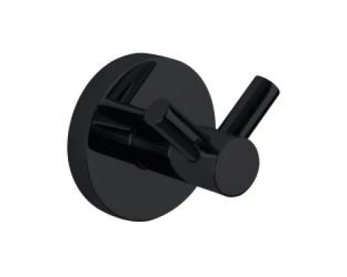 Крючок для ванной двойной NIZA черный 16852.N