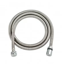 Шланг душевой пружинный 1,5 м, TURN-FREE, стальной, хром. LEMARK