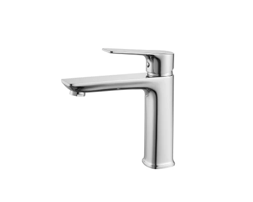 RS27 Смеситель для раковины, монолит.излив 141мм, р/ОД, хром, ROS, RS27-13