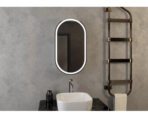 Зеркало-шкаф Elmage white LED 450х800