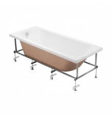 Монтажный комплект для ванны ЛАММА 150х70 см. (рама, слив-перелив с сифоном, крепеж к стене, крепеж 