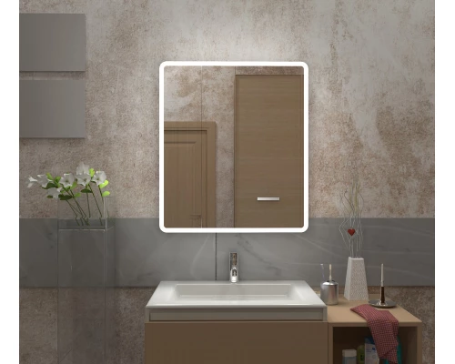 Зеркало-шкаф Emotion LED 700х800 с датчиком движения