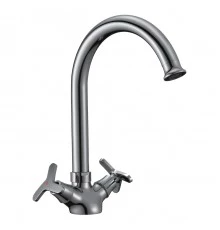 RS40 Смеситель для кухни, выс.пов.излив 180мм, р/ДВ, хром, ROS, RS40-72