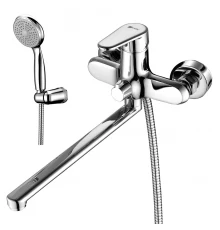 Point Смеситель для ванны, плоск.пов.излив 300мм, р/ОД, хром, LM, LM0351C