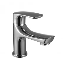 Plus_Shape Смеситель для раковины, монолит.излив 100мм, р/ОД, хром, LM, LM1706C