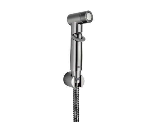 Лейка гигиеническая с плавной регулировкой напора, графит, LM, LM8088GM