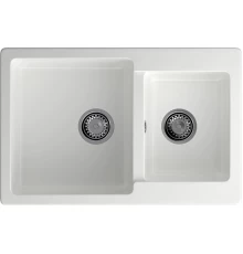 GRANFEST Мойка композит PRACTIK GF-P--780K  2 чаши 780*510 мм  иней  арт.GF-