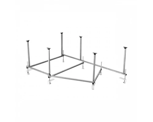 Монтажный комплект для ванны ИБИЦА XL 160х100 см. (рама, слив-перелив с сифоном, крепеж к стене, кре