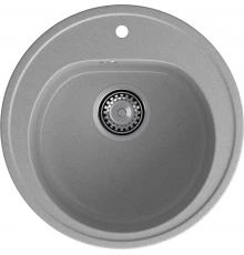 GRANFEST Мойка композит RONDO GF-R--510  D=510мм  серый   арт.GF-