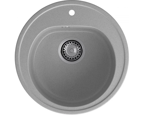GRANFEST Мойка композит RONDO GF-R--510  D=510мм  серый   арт.GF-