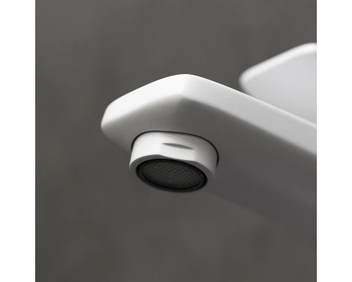 Bronx Смеситель для умывальника средний, монолитный, белый, LM, LM3737MW