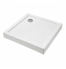 ПАЛЕРМО Поддон акриловый квадрат 90Х90 белый (сифон, регулируемые ножки)