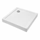 ПАЛЕРМО Поддон акриловый квадрат 80Х80 белый (сифон, регулируемые ножки)
