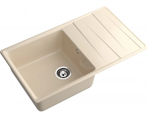 GRANFEST Мойка композит LEVEL , GF-LV-860L, чаша+крыло 860*500, кашемир