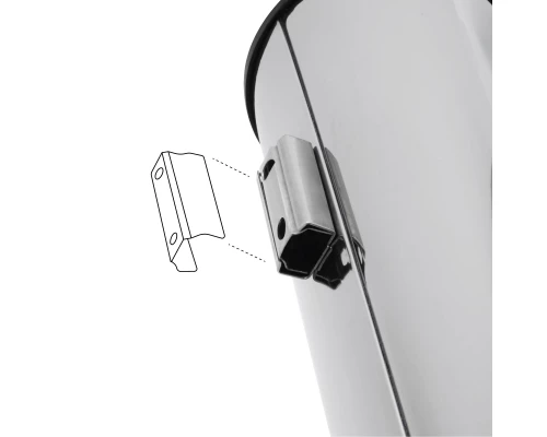 Ерш для туалета настенный FIXSEN хром (FX-34013A)