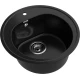 GRANFEST Мойка композит RONDO GF-R--510  D=510мм  черный   арт.GF-