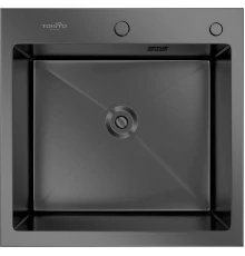 Кухонная мойка TOKITO OKA врезная 50х50 см графит (TOK-OKA-5050-GF)
