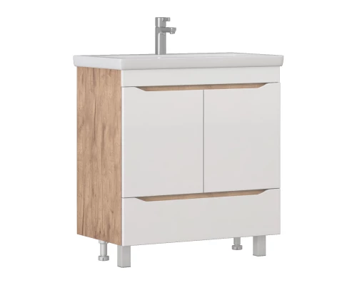 Тумба под раковину VIGO Grani 80 напольная дуб золотой (286 дуб золотой)