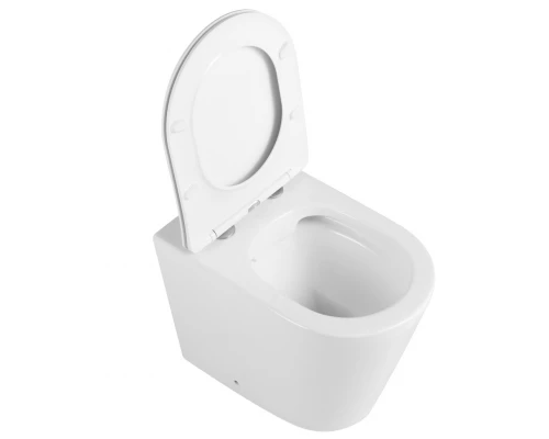 Унитаз приставной IBERICA BLANCA BURGOS ALTO Rimless белый (IB.BRA.331.1B1)