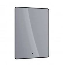 Зеркало Lemark MIOBLACK 70х80 см с интерьерной подсветкой, с подогревом