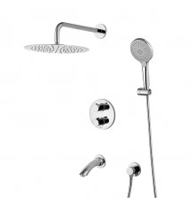 Yeti Смеситель для ванны и душа, монолит.излив 178мм встраиваемый Терм, хром, LM, LM7822C