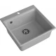 GRANFEST Мойка композит LEVEL, GF-LV-510, чаша 510*500, серый
