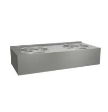 Раковина Wash накладная 2 раковины 13081.2.S, шт