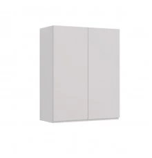 Шкаф Lemark VEON 60 см подвесной, 2-х дверный, цвет корпуса, фасада: Белый глянец