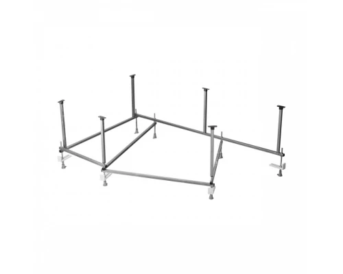 Монтажный комплект для ванны ЭДЕРА 170х110 см. (рама, слив-перелив с сифоном, крепеж к стене, крепеж