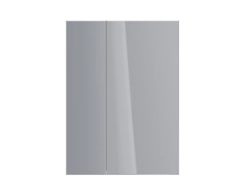 Шкаф зеркальный Lemark UNIVERSAL 60х80 см 2-х дверный, цвет корпуса: Белый глянец