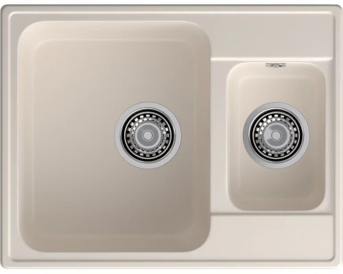 GranFest QUARZ (ECO-09) Мойка 1.5-чаш. 620*480 (белый)