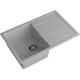 GRANFEST Мойка композит QUADRO GF-Q--780L  чаша с крылом 780*500 мм  серый арт.GF-