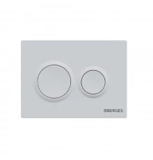 Кнопка  для инсталляции NOVUM O4, Soft Touch белая, BERGES