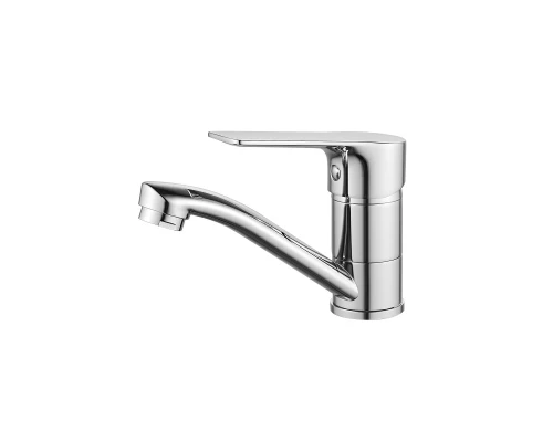 RS27 Смеситель для раковины, пов.излив 132мм, р/ОД, хром, ROS, RS27-22