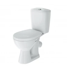 НЕО Унитаз-компакт, косой вып.,жесткое сид. с сист.soft-close, 2-х реж.арм., Siamp/Oli, с креп.ROSA