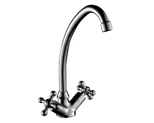 G02 Смеситель для раковины, пов.излив 161мм, р/ДВ, хром, ROS, G02-62