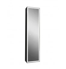 Зеркало-шкаф Mirror Box black Led 400х1600